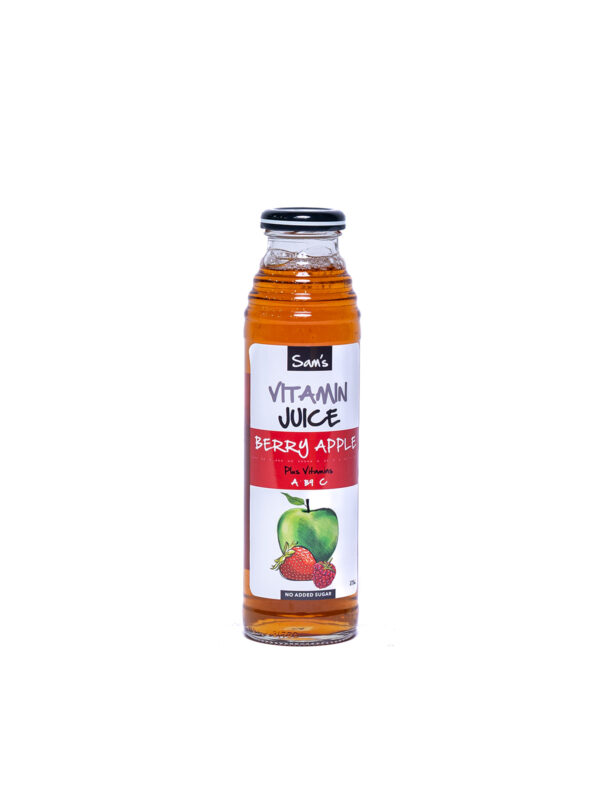 SAM'S JUICE BERRY APPLE 375ML X 12