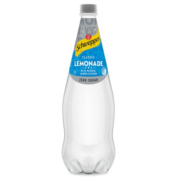 SCHWEPPES LEMONADE ZERO SUGAR 1.1LT